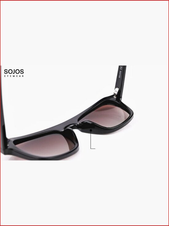 Retro Aviator Square Polarized Sunglasses with Microfiber Pouch & Case